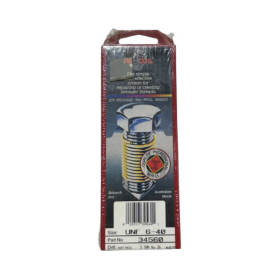 Recoil 6-40 UNF Standard Kit Includes Tap, Tool, Inserts 34560