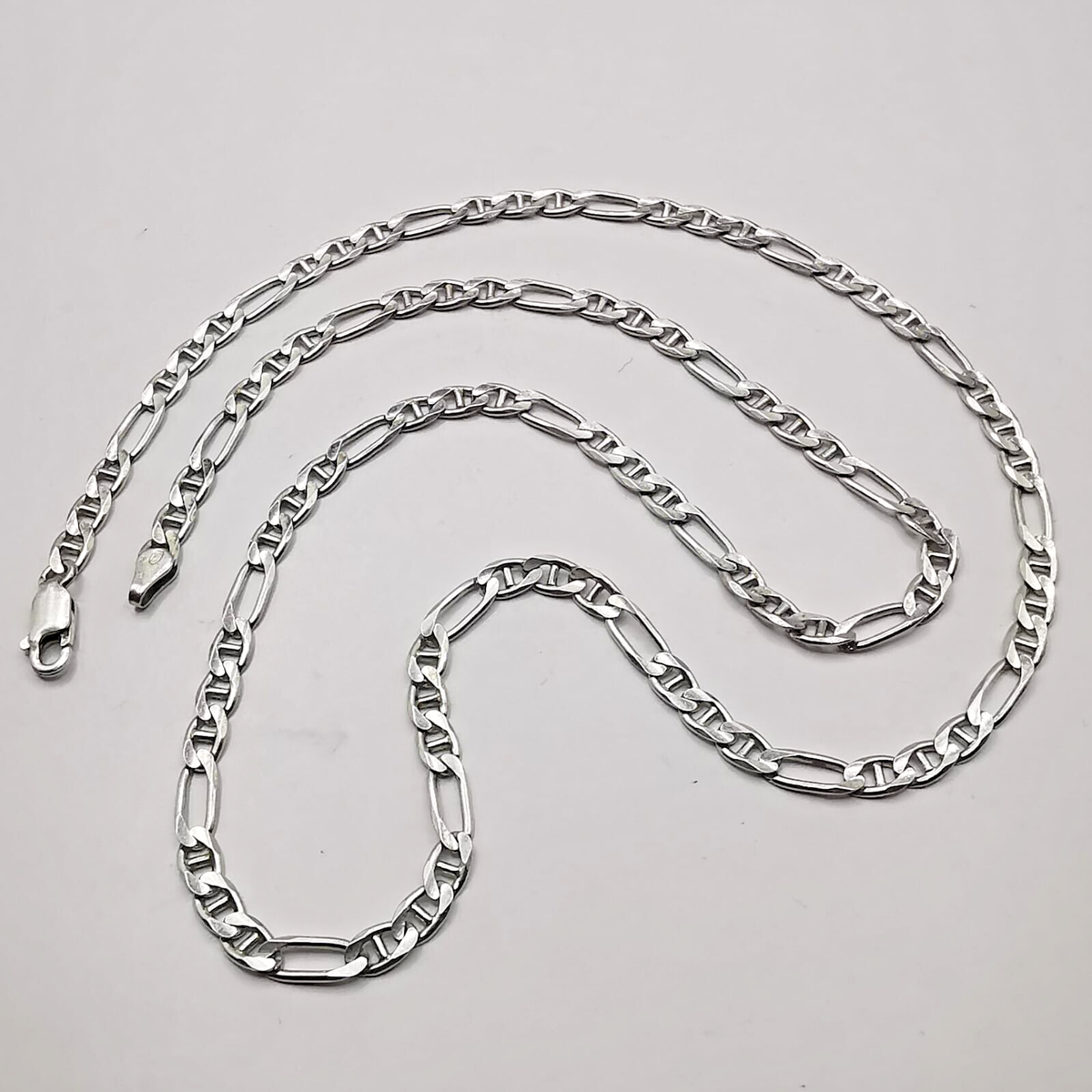 アクセサリー vintage silver925 necklace Vintage Unusual 925 Sterling Silver Chain Necklace, Signed