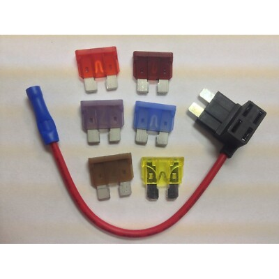 #ad Auto Car Add a Circuit Add a Fuse ATO ATC 3A 5A 7.5A 10A 15A 20A Blade Fuse H $12.67