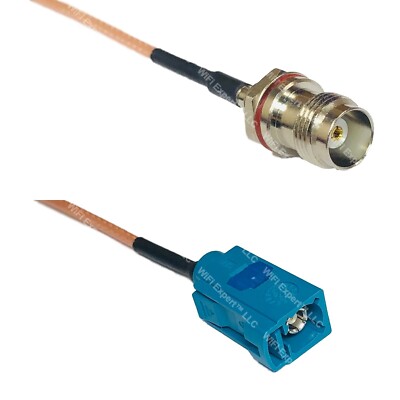 RG316 TNC Female Small Bulk to Fakra Z Female RF Cable Rapid-SHIP LOT