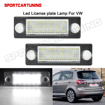 Für VW T5 T6 Touran Passat 3B 3C B6 Caddy Golf Skoda Led Kennzeichenbeleuchtung 
