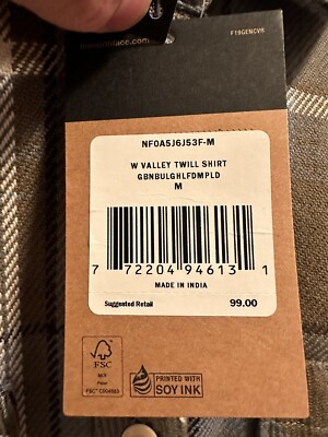 m North Face Valley Twill Shirt, Women's Medium, NWT, Retail $99.00