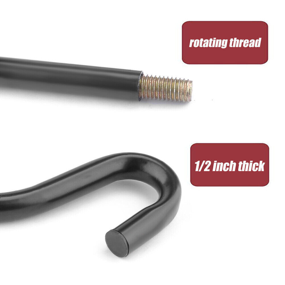 2x Garten-Schäferhaken 100 Cm Verstellbar - Doppelhaken Für Laternen & Blumenampeln