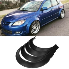 Car Fender Flares Wheel Arches Wide Body Kit 4X 31" For Mazda 2 3 6 Universal 