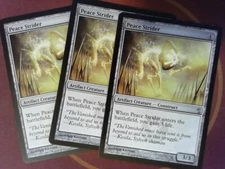 3x Peace Strider - Mirrodin Besieged - Magic the Gathering MtG Tracked