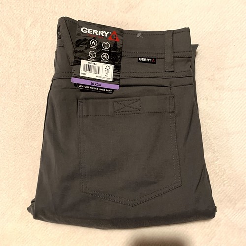 Gerry Men's Venture Fleece Lined Stretch Comfort Choose Color & Size - 第 1/8 張圖片