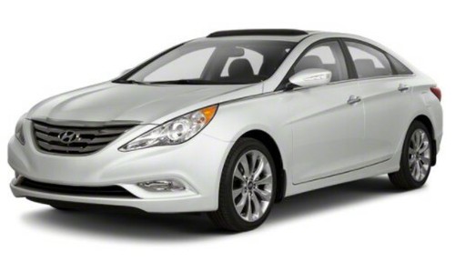 NEW WHITE Driver Side left Mirror fits 11-14 Hyundai Sonata Power Heated Signal - Picture 2 of 3