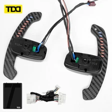 TDD LED Carbon Fiber Magnetic Paddle Shifters for Volkswagen GTI Golf 7 R MK7 VW