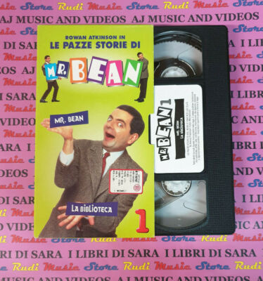 VHS Kartonfilm MR.BEAN 1 Rowan Atkinson 1998 die Bibliothek*FABBRI(F95)no*dvd