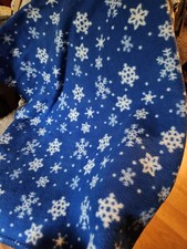 Frozen Plush Throw 46 x 60 Snowflakes Children Girl