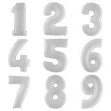 16" 32" 40" INCH LARGE FOIL HAPPY BIRTHDAY NUMBERS BALLOONS PARTY HELIUM BALOONS