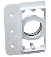 Central Vacuum Cleaner Mounting Plate #1041- White