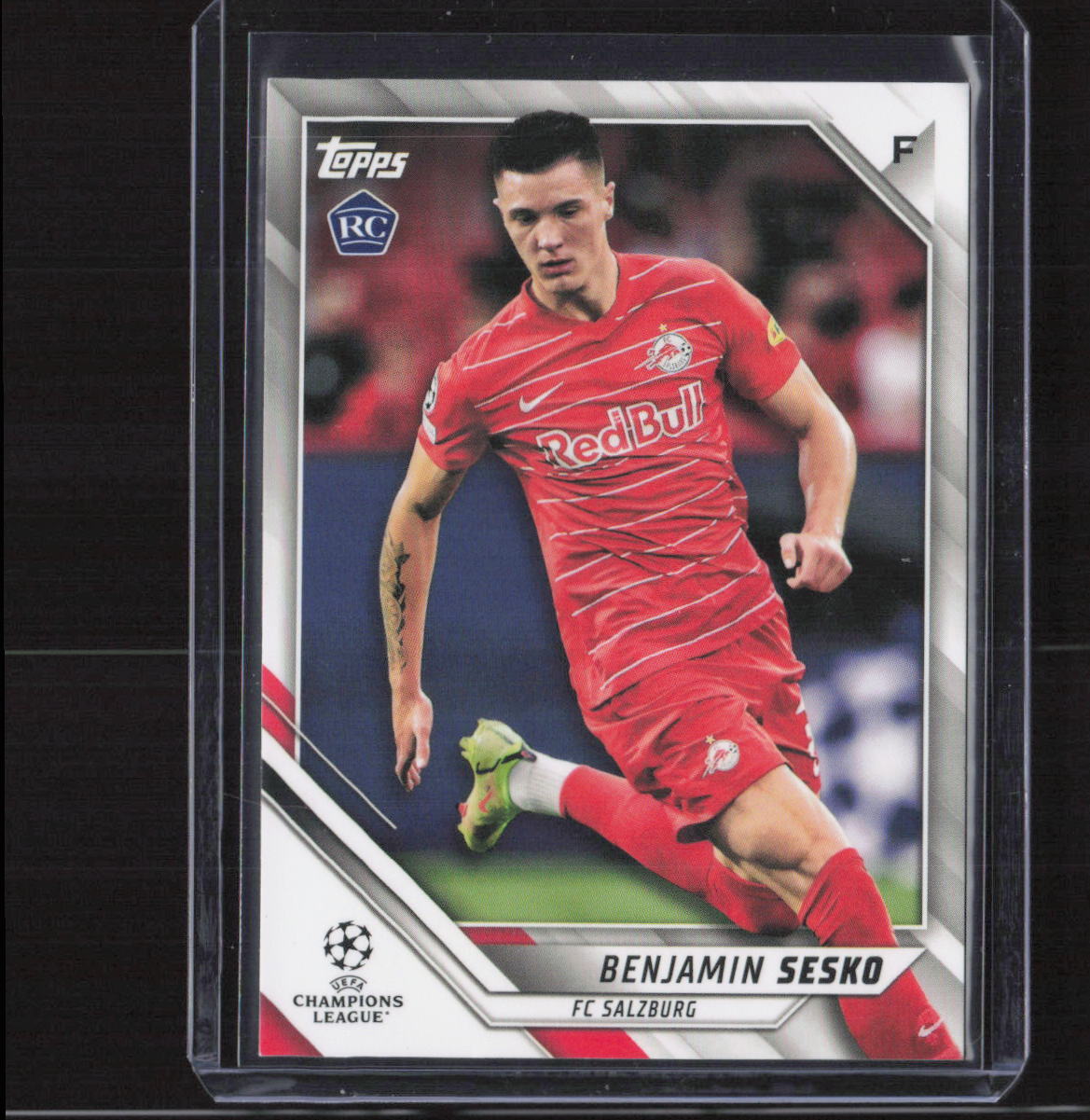 2021-22 Topps Chrome UEFA Champions League #187 Benjamin Sesko Rookie