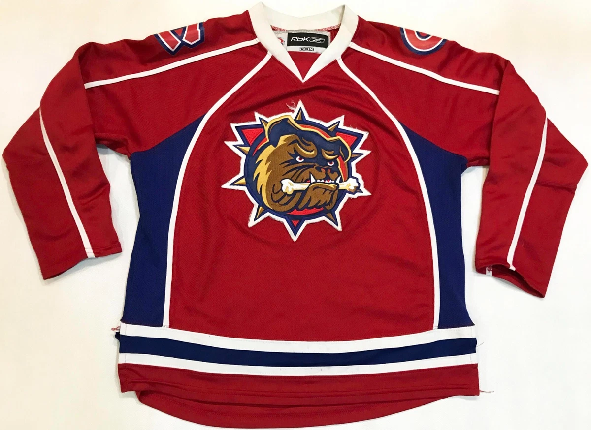 Reebok CCM Hamilton Bulldogs Jersey Size Youth Small/medium 