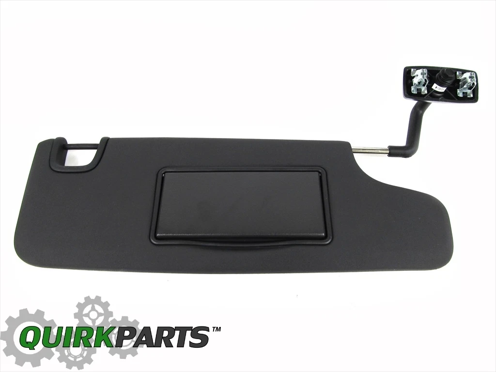 07-12 Jeep Wrangler FRONT RIGHT PASSENGER SIDE SUN VISOR W/ MIRROR OEM NEW MOPAR