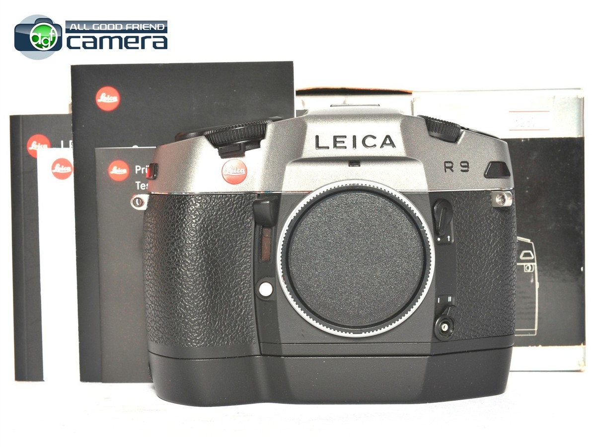 Leica R9 Film SLR Camera Body Anthracite Finish w/Motor Winder *EX