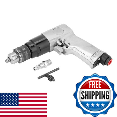 Gbsclover Pneumatic Drill 1700Rpm High Speed Air Power Drill 3/8 Inch 10 Mm