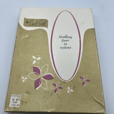Vintage 1965 Carol Brent Nylons in Original Box Montgomery Ward Hosiery