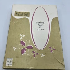 Vintage 1965 Carol Brent Nylons in Original Box Montgomery Ward Hosiery