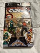 Hasbro G.I Joe 25th Anniversary Comic Pack Copperhead & Shipwreck Figures NIP