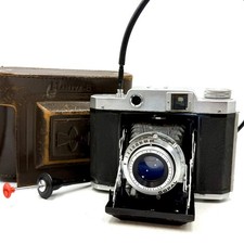 EXC4 MAMIYA SIX model K 6x6/4.5 DUAL Format Folding Film Camera Japan READ