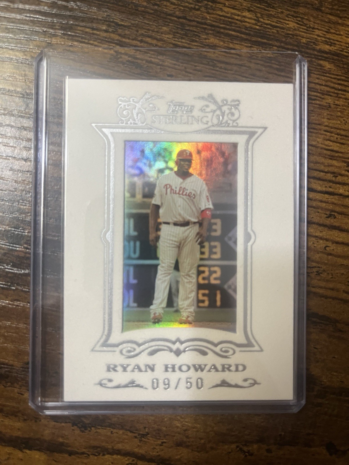 2007 Topps Sterling - Ryan Howard #137 White Suede /50