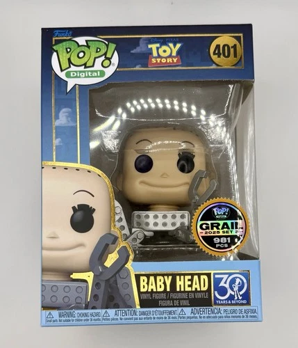 Funko Digital- #401 - Toy Story - Baby Head Grail - LE 981 Pcs W/ Hard Protector