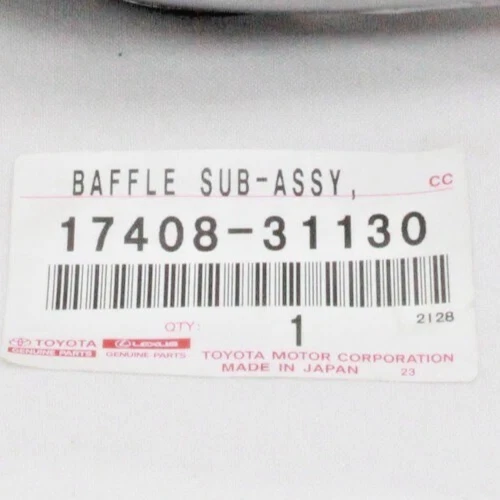 Deflector de tubo de escape genuino 17408-31130 Lexus ES300h ES350 FABRICANTE DE EQUIPOS ORIGINALES Foto 2 de 2
