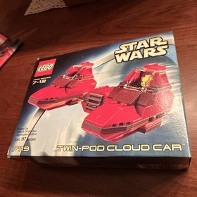 Lego Star Wars Twin Pod Cloud Car #7119 100% Complete W/Box, Manual & Lobot
