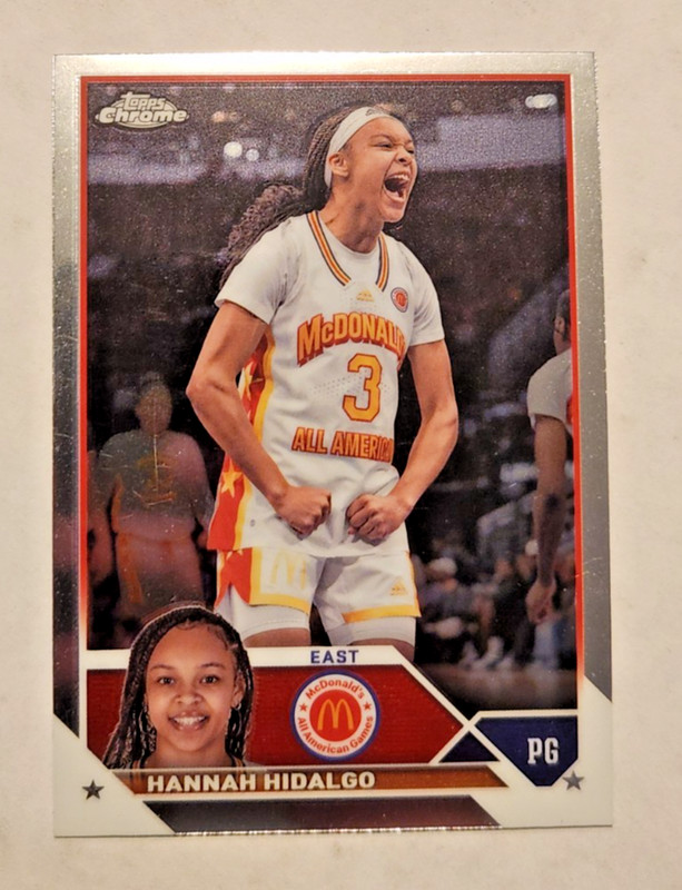 Hannah Hidalgo 2023 Topps Chrome McDonald's All American (#30 WNBA Prospect)