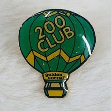 Golden Corral 200 Club Award Hot Air Balloon Enamel Lapel Pin