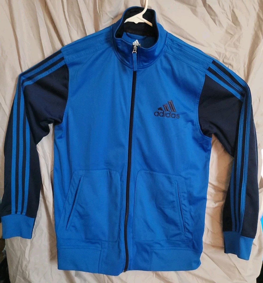 adidas Track Jacket Blue Men's Activewear for Sale | Shop Men's
