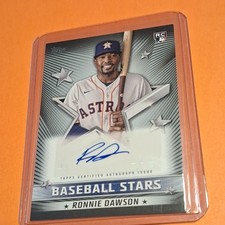 Topps Baseball Stars Autographs Ronnie Dawson Astros Black /199 Rookie