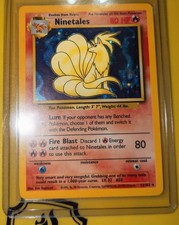 Pokémon Base Set Ninetales 12/102 Holo Lv.32 #38 Unlimited 1999 Great Condition