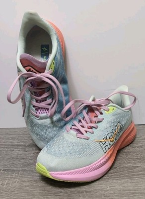 Hoka One One MACH 6 Illusion Dusk 1147810 ISK Running Shoe Grey Women s Size 5B