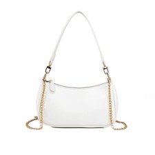 Shoulder Bag for Women with 2 Removable Straps and Zipper Closure Crossbody B...