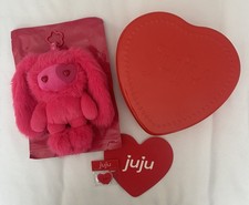 Brand New CJ Hendry Juju Valentine Plush Keychain ZIGGY Dark Pink