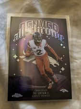 2025 Topps Chrome Football Patrick Surtain II ACT-18 All Chrome Denver Refractor