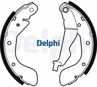 Delphi LS1969 Bremsbackensatz 4 Bremsbacken Trommelbremse