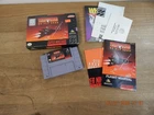 Turn and Burn SNES Game CIB COMPLETE IN BOX NO CARTRIDGE HOLDER