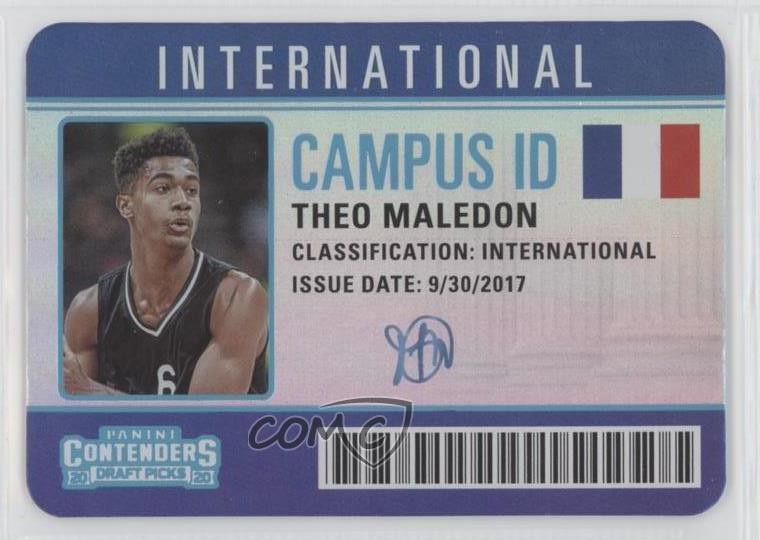 2020-21 Panini Contenders Draft Picks Campus ID Theo Maledon #19 Rookie RC 5xx