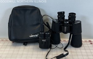 Jason Empire 288FT At 1000 Yards 10x50 + Bushnell 8x21 Binoculars Set - Works