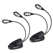 Music Stand Light Music Stand Light Clip On, Book Lights USB and 2Pack Black