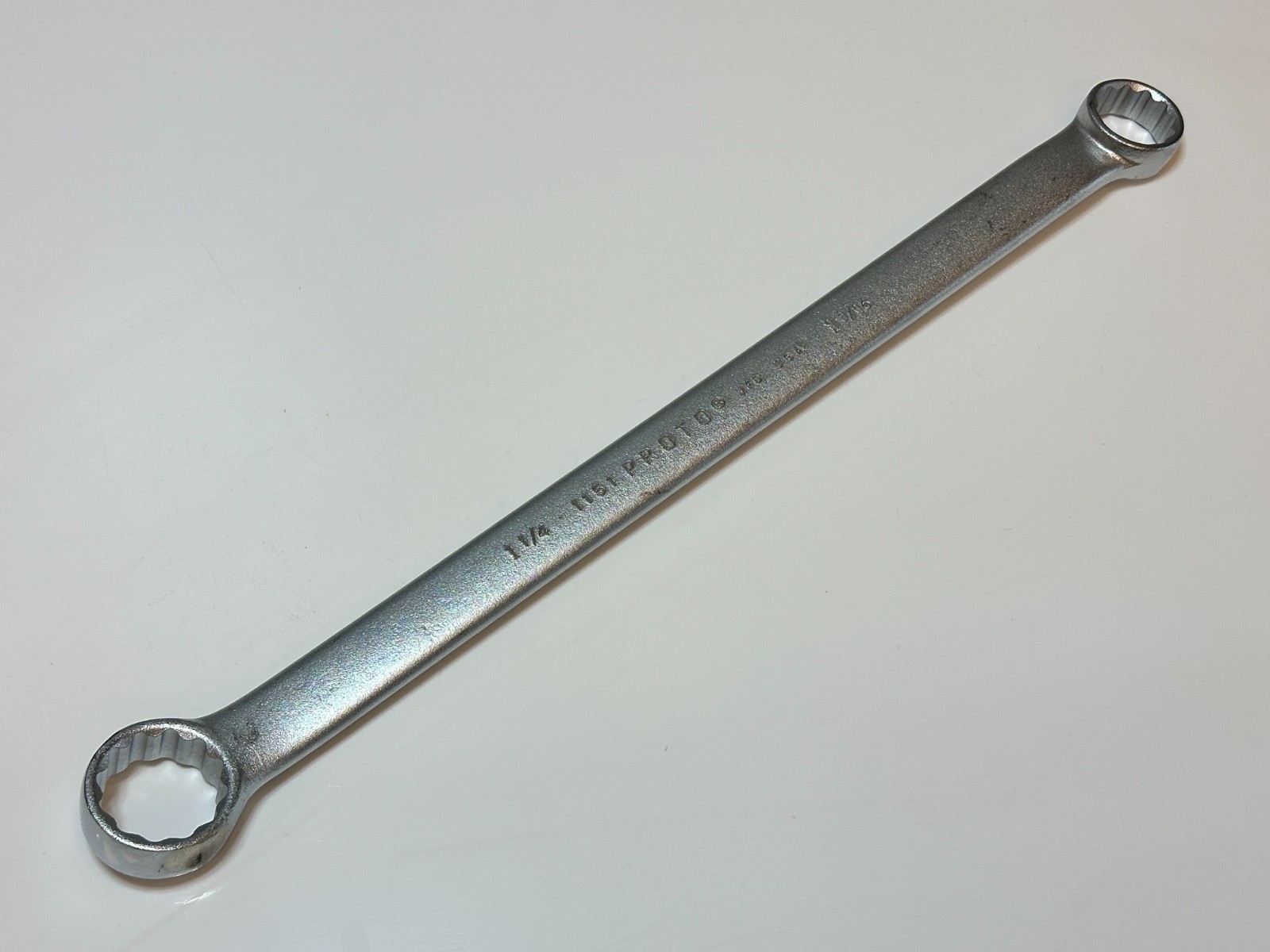 NEW Proto Professional USA 1151 Double Box Wrench SAE 1-1/16 x 1-1/4" - 12 Point