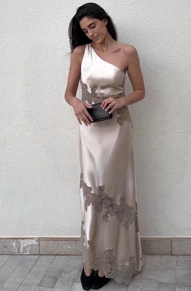 zara gold dress satin Dresses for Women for sale studio-top-4425