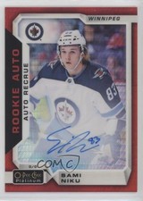 2018 O-Pee-Chee Platinum Rookie Autos Red Prism 4/50 Sami Niku #R-SN Auto 0d6j