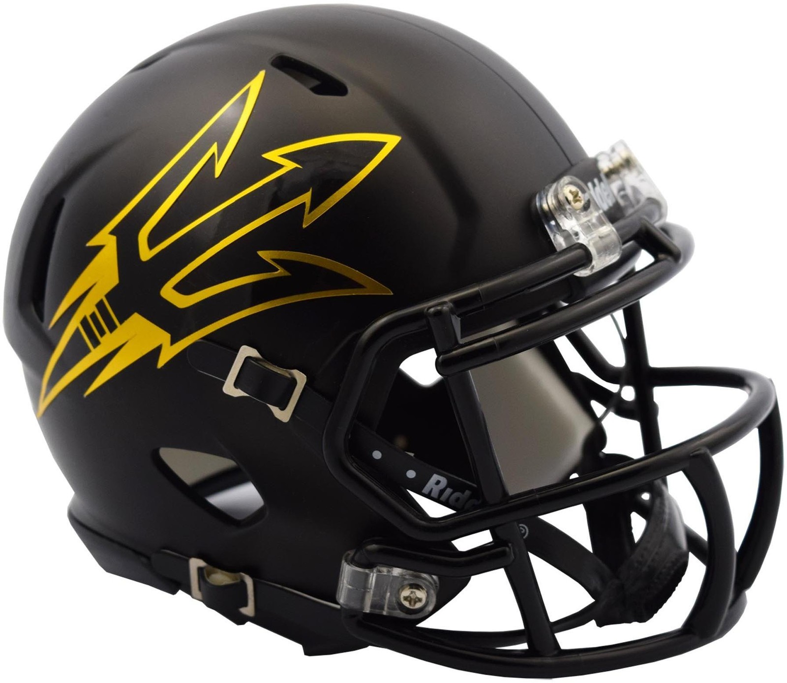 Arizona State Sun Devils Riddell Satin Black Speed Mini Helm