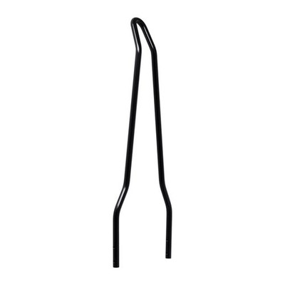 Wide New Old School Sissybar 59cm schwarz für Harley Dyna Softail