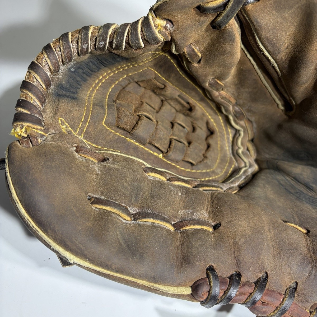 Vintage Rare Nokona Leather Baseball Glove AMG 600x CW Buckskin | eBay
