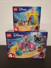 LEGO Set - Factory Sealed Disney Ariel 43235 Music Stage & 43254 Crystal Cavern